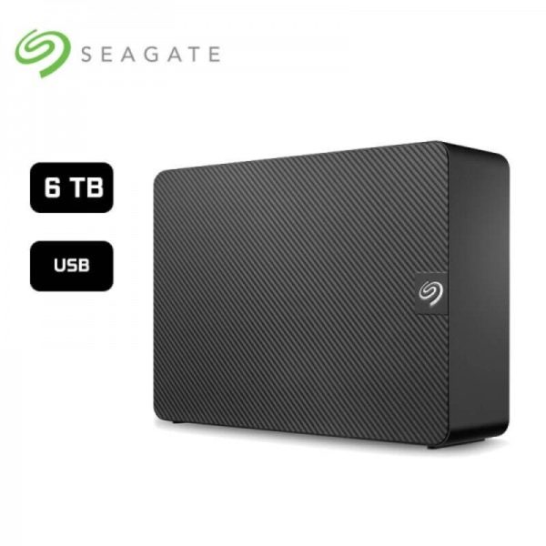 Seagate Expansion 6TB USB 3.0 Disco Duro Externo Portátil Negro STKP6000400 - Image 2