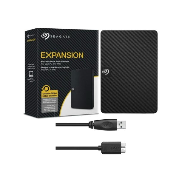 Seagate Expansion 8TB USB 3.0 Disco Duro Externo Portátil Negro STKP8000400