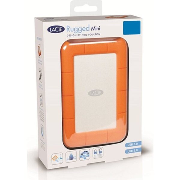 Disco Duro Externo Lacie Usb 3.0 1Tb Rugged Mini LAC301558