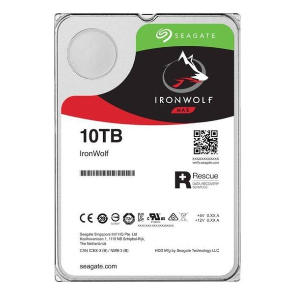 Disco Duro Seagate IronWolf 3.5 pulgadas-10TB-SATAIII 7200 rpm ST10000VN0008 - Image 2