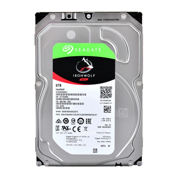 Disco Duro Seagate IronWolf 3.5 pulgadas-6TB-SATAIII 5400 rpm ST6000VN001 - Image 2