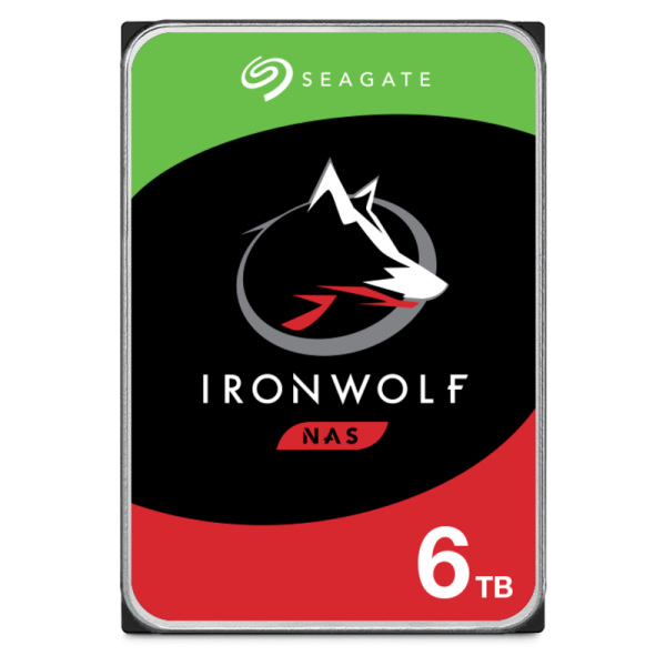 Disco Duro Seagate IronWolf 3.5 pulgadas-6TB-SATAIII 5400 rpm ST6000VN001