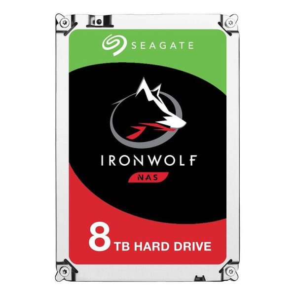 Disco Duro Seagate IronWolf 3.5 pulgadas-8TB-SATAIII 7200 rpm ST8000VN004