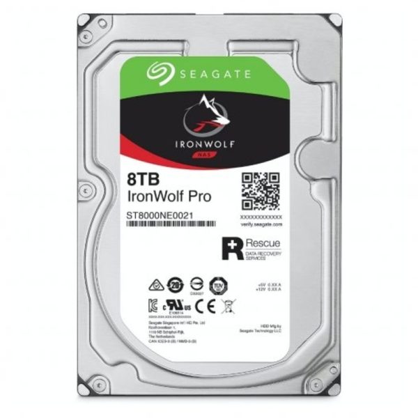 Disco Duro Seagate IronWolf pro 3.5 pulgadas-8TB-SATAIII 7200 rpm ST8000NE001 - Image 2