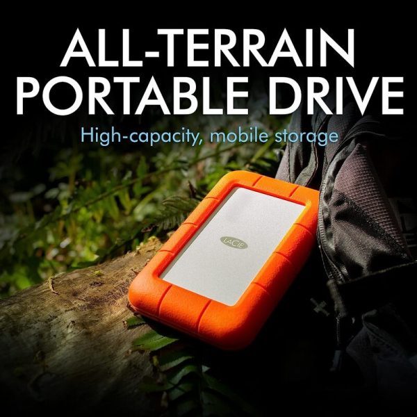 Disco Duro portátil resistente Lacie MINI 4TB USB3.0-2.0 para Mac-PC STFR4000800 - Image 2