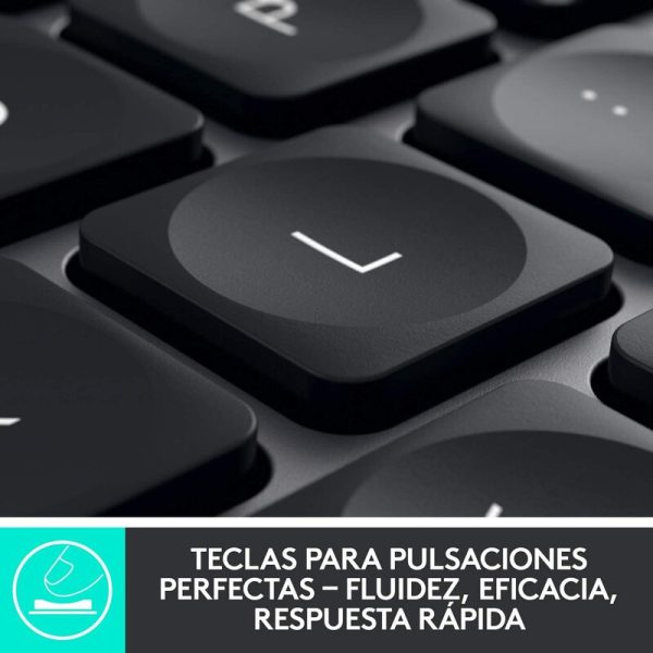 Teclado Logitech mx keys Bluetooth negro - Image 3