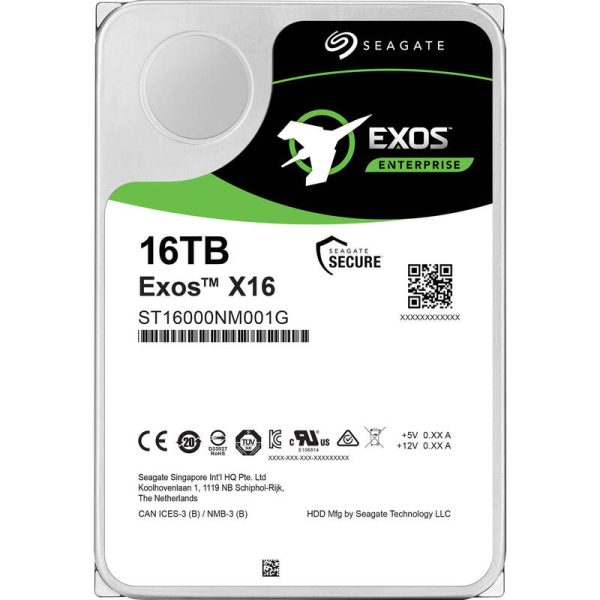 Unidad de disco duro empresarial Seagate 16 TB Exos X16 7200 RPM - Image 2