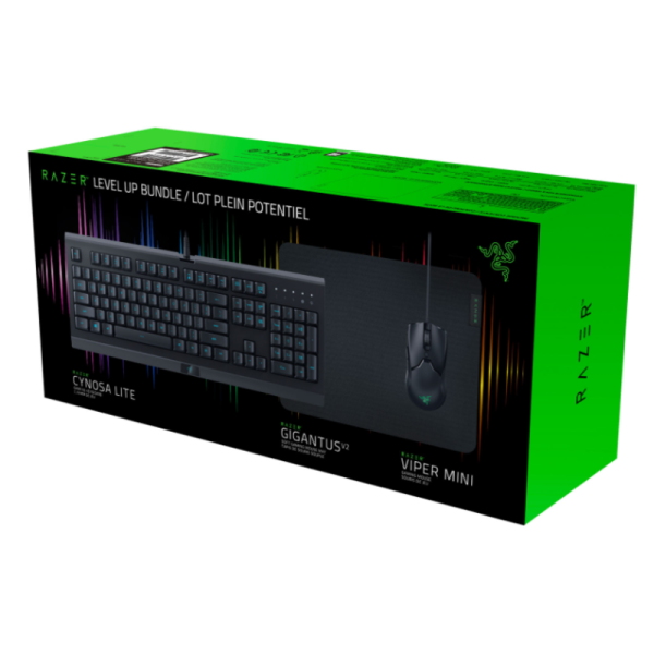 Combo Razer Level Up Teclado Mouse y MousePad RZ85-02741400-B311