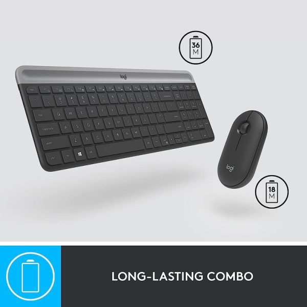 Combo Teclado Mouse Logitech Mk470 Slim Inalambrico 920-009266 - Image 4