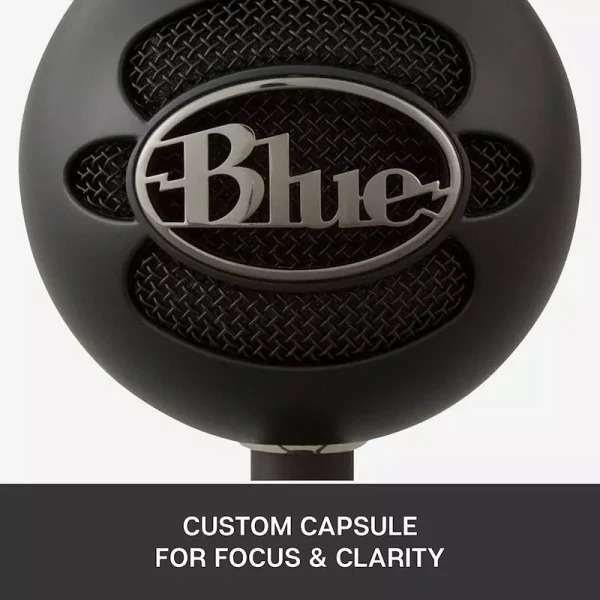 Micrófono Blue Snowball Ice condensador cardioide negro - Image 2