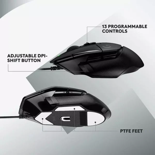 Mouse Logitech G502 X Óptico Para Juegos Color Negro - Image 2