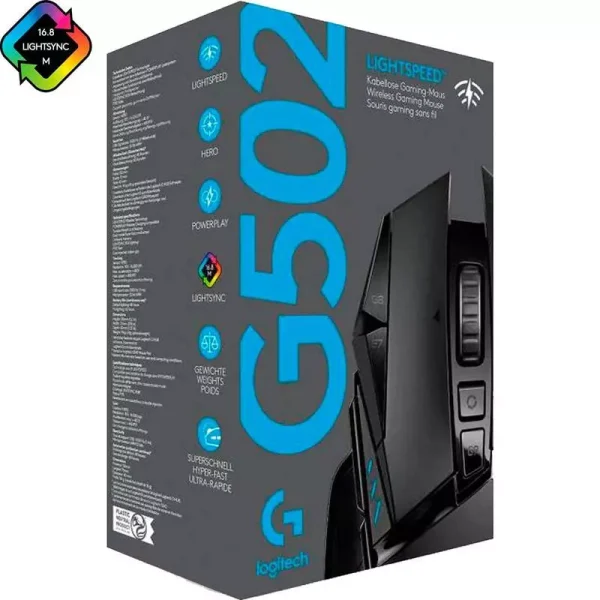 Mouse gamer Logitech G502 Lightspeed Wireless