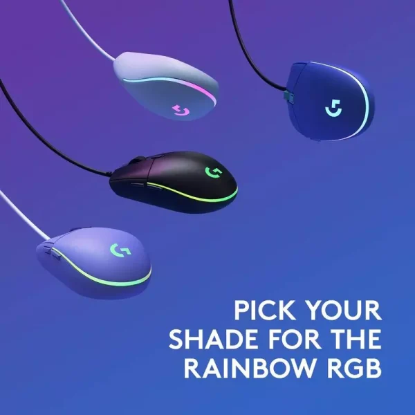 Mouse Logitech G203 Lightsync Lila RGB 910-005851 - Image 4