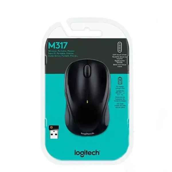 Mouse Wireless Logitech M317 Black 910-003416